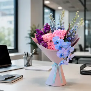 violet skies bouquet delivery in dubai